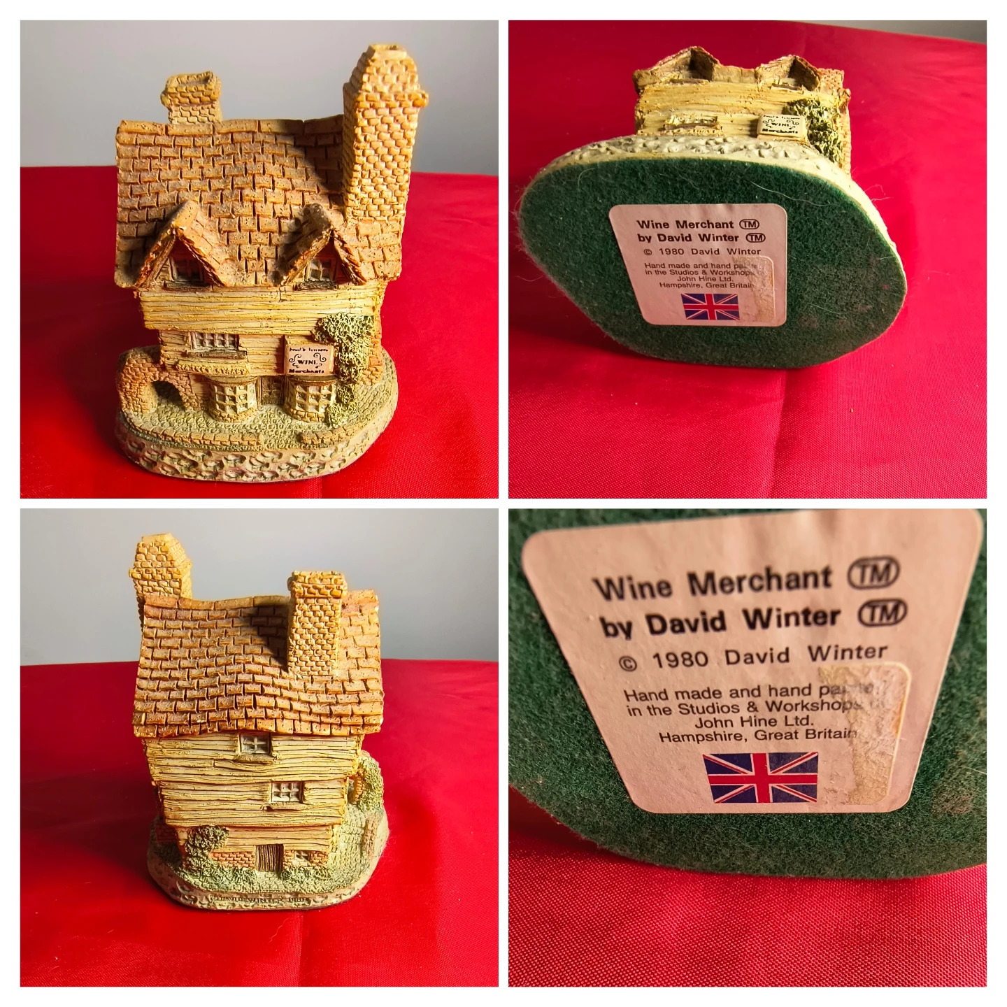 David Winter "Wine Merchant" Collectible House