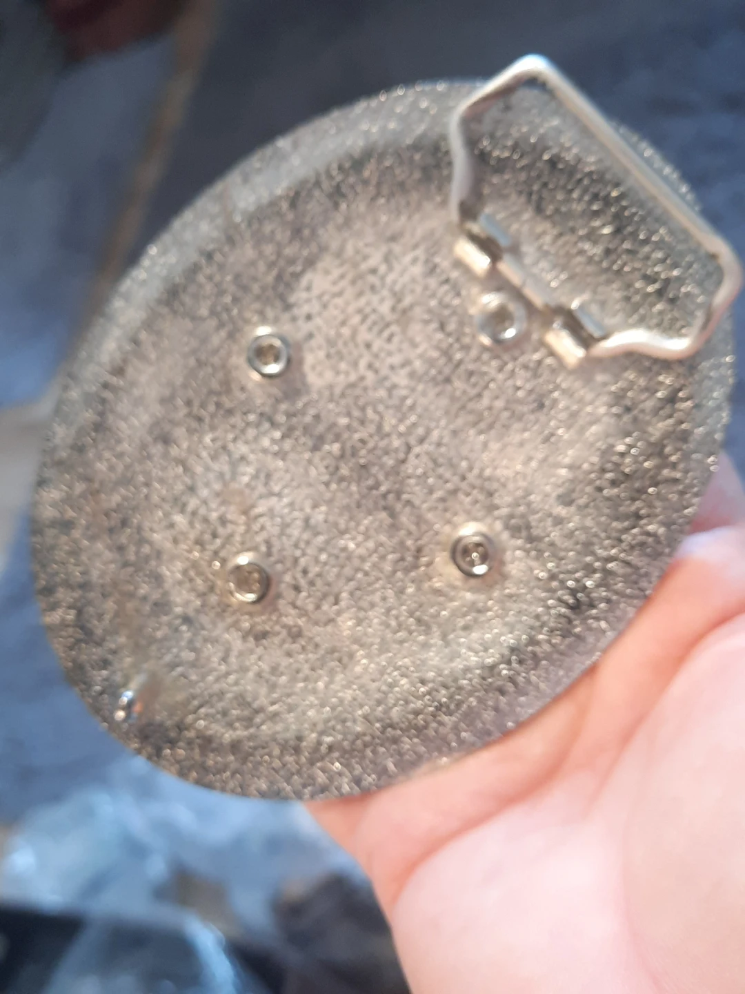 Decorative Belt Buckle with Rhinestones - photo 4