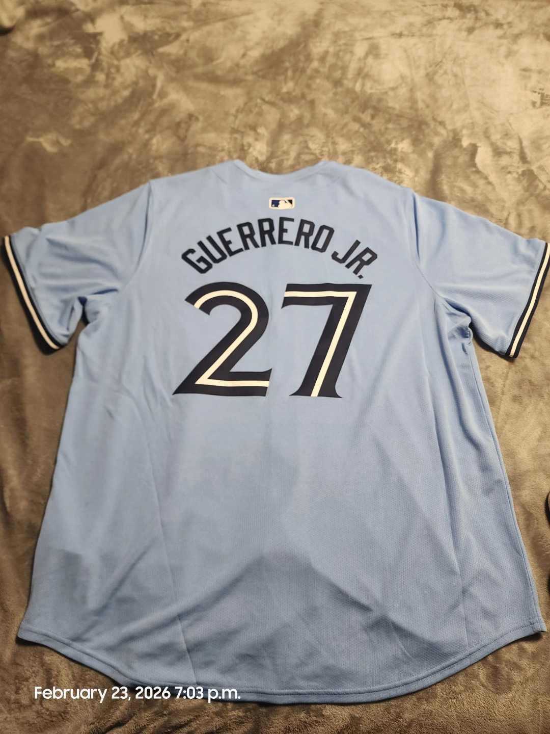 Toronto Blue Jays Guerrero Jr. #27 Nike Baseball Jersey - photo 2