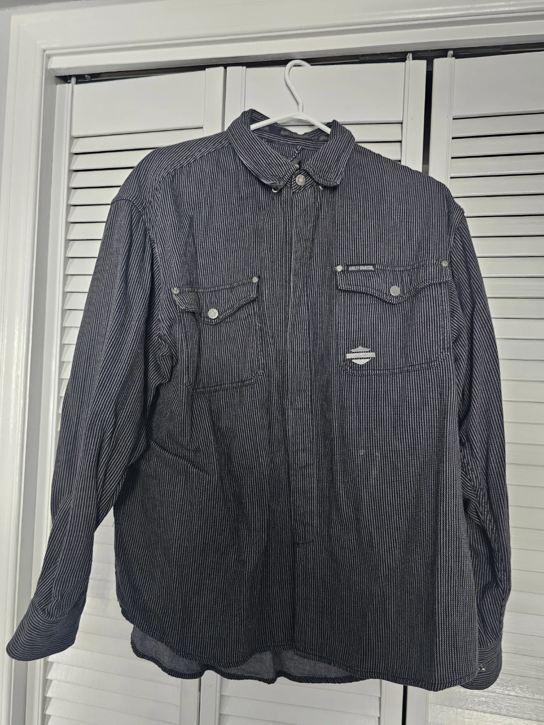 Harley-Davidson Pinstripe Button-Up Shirt