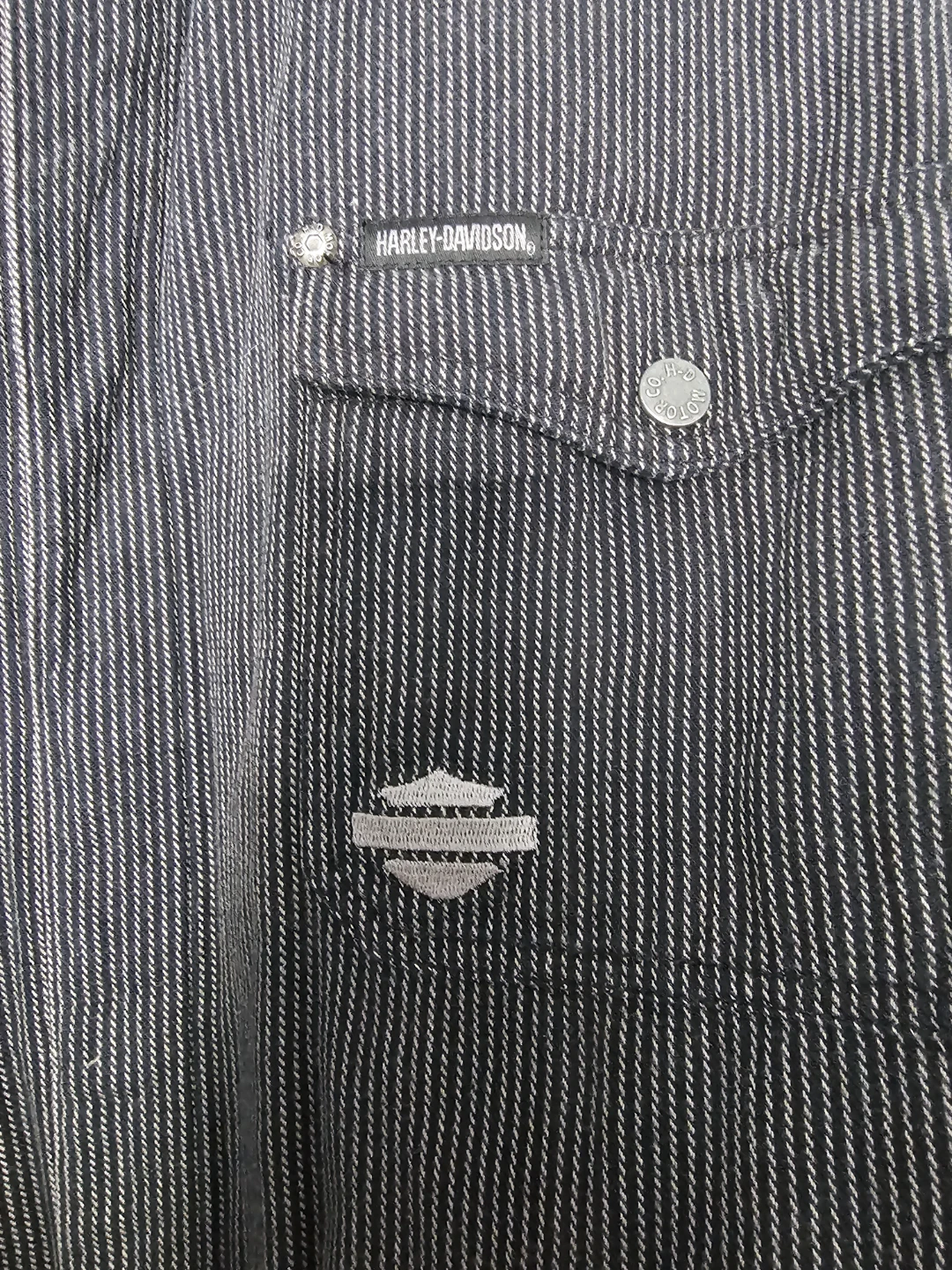 Harley-Davidson Pinstripe Button-Up Shirt - photo 2