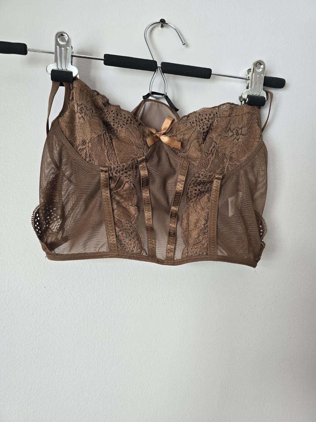 Brown Lace Corset Top - photo 2
