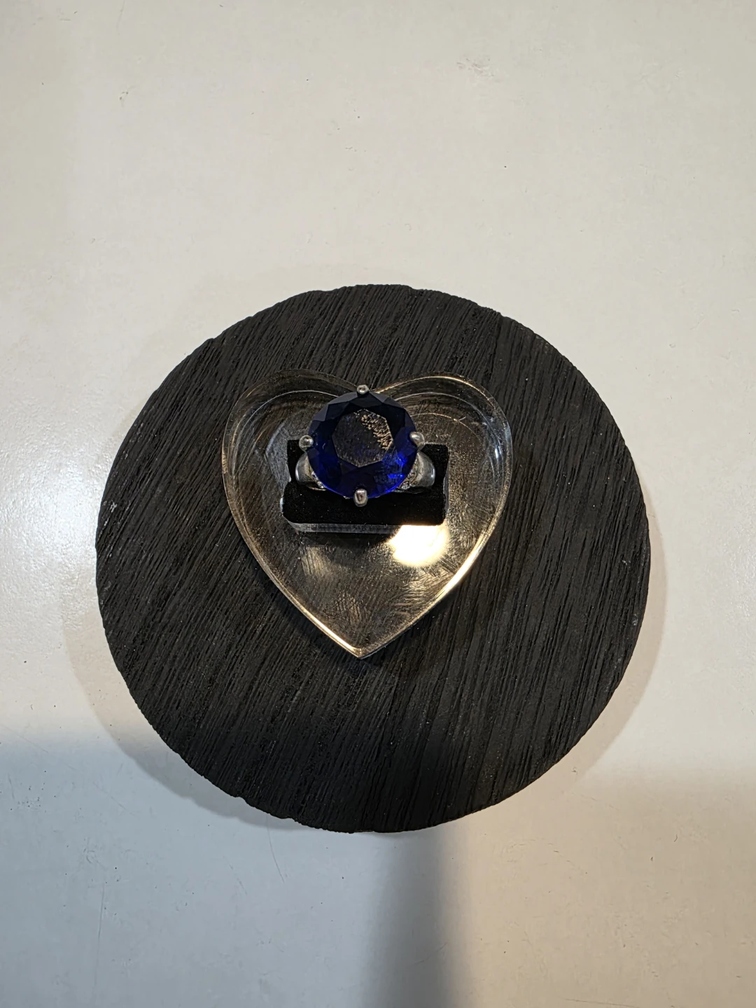 Blue CZ Statement Ring - photo 3