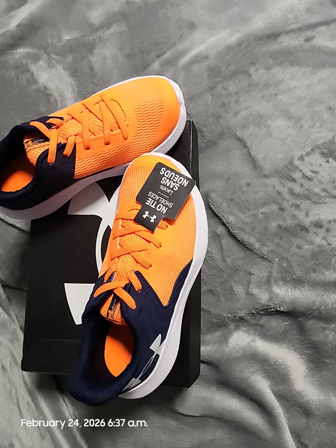 Under Armour Toddler Shoes Orange/Navy Size 12K - photo 2