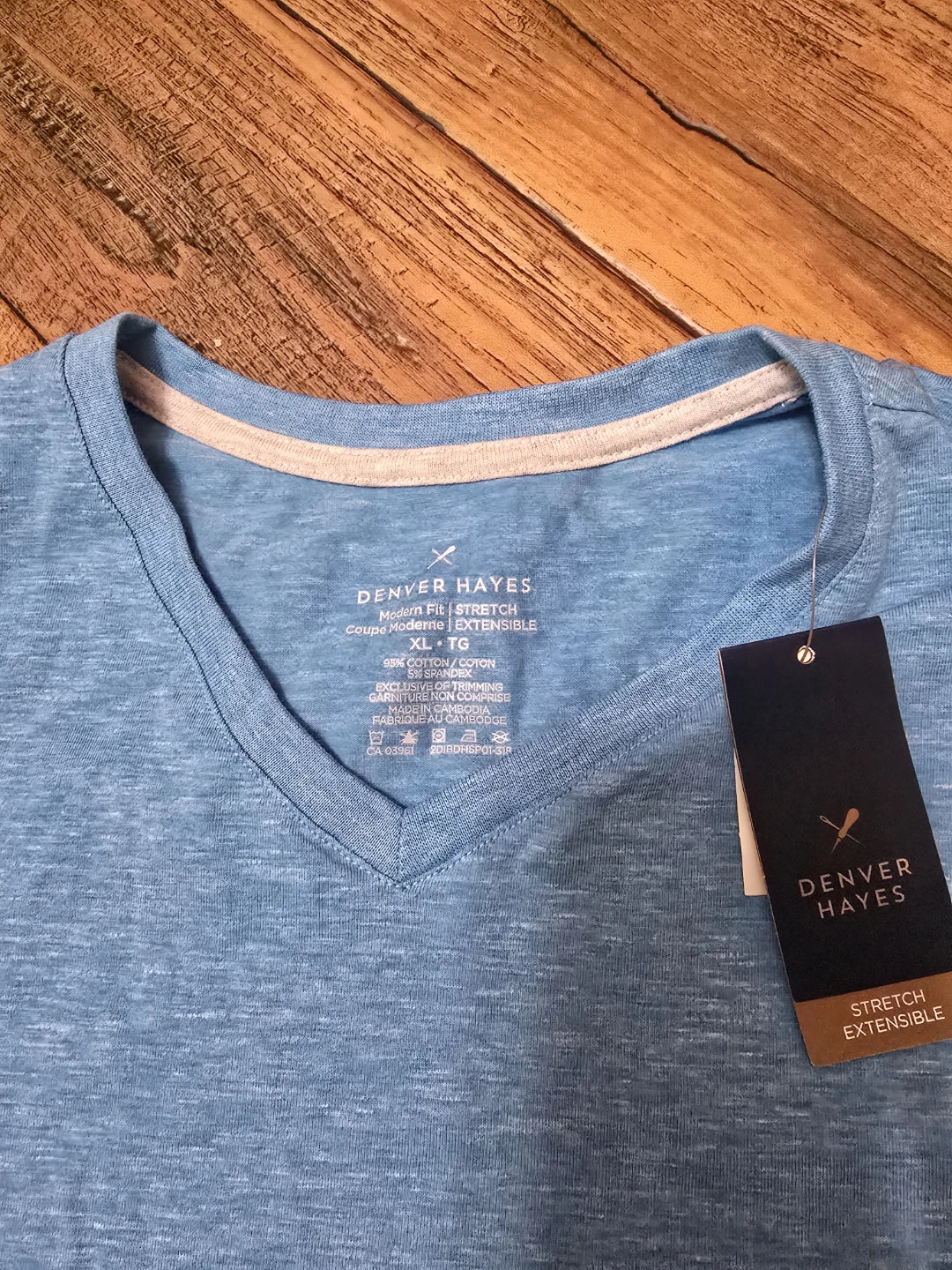 Denver Hayes Men's Stretch Modern Fit T-Shirt - photo 3
