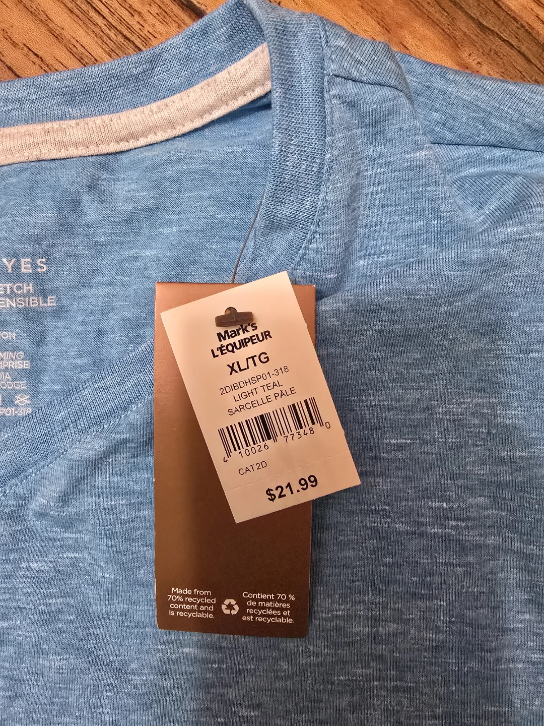 Denver Hayes Men's Stretch Modern Fit T-Shirt - photo 4
