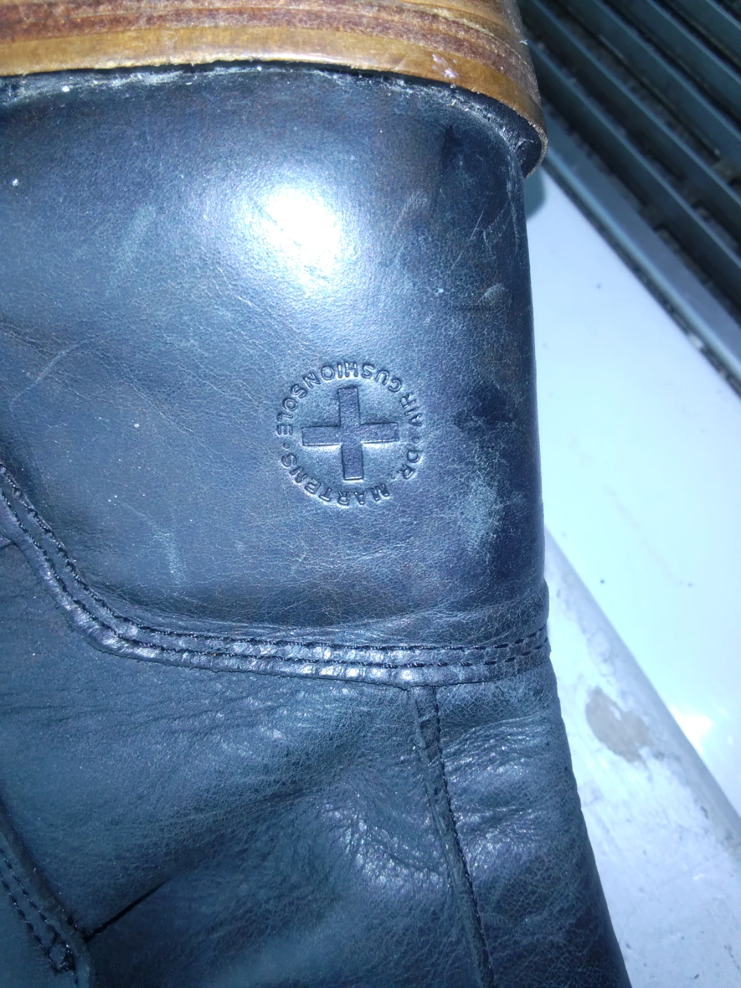Dr. Martens Black Leather Buckle Motorcycle Boots - photo 4