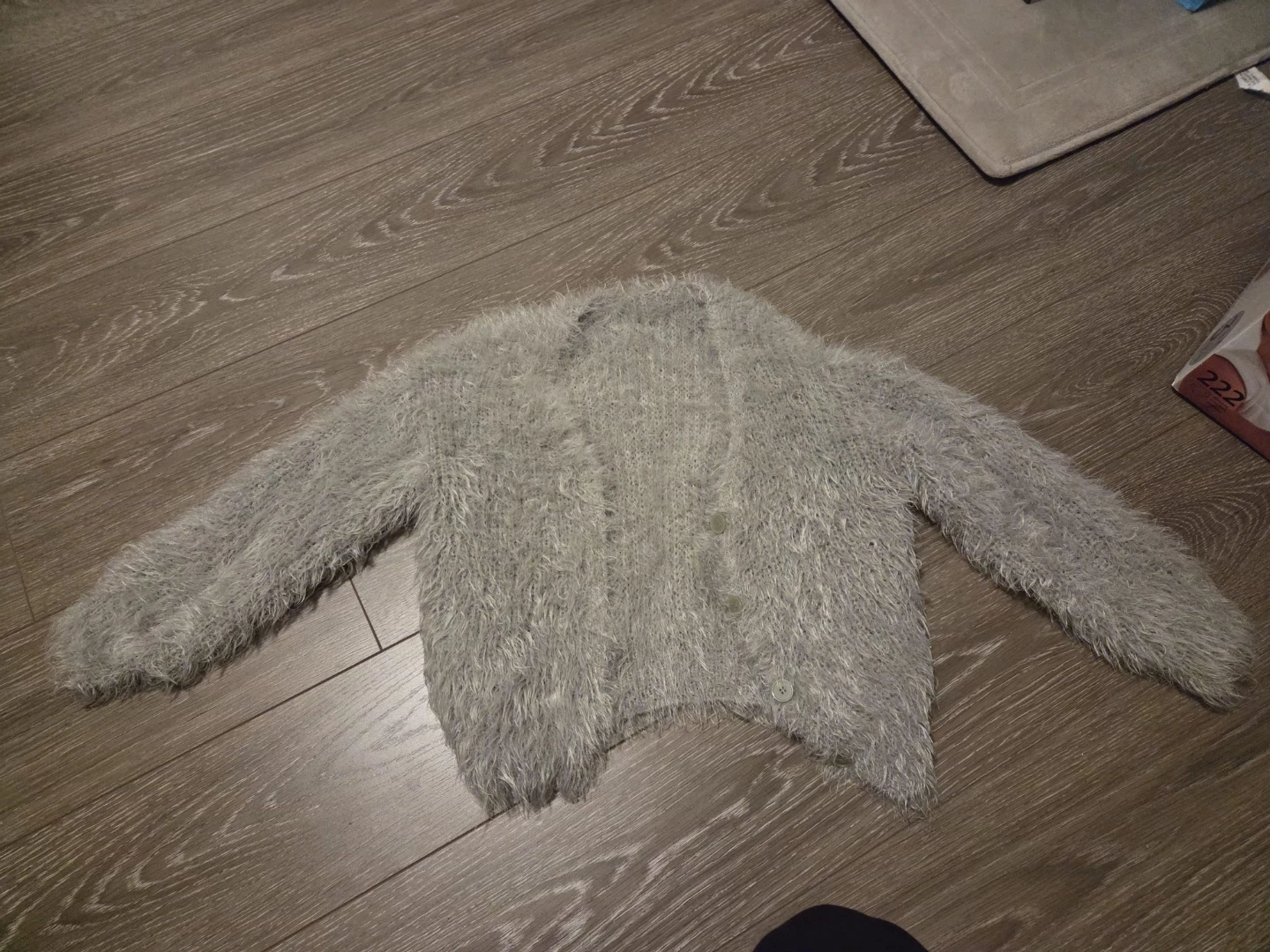 Green Fuzzy Cardigan
