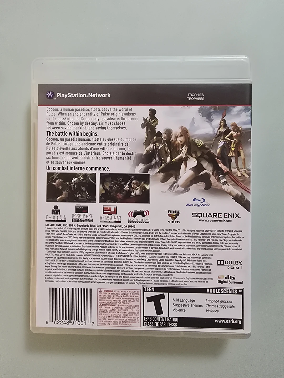 Final Fantasy XIII PlayStation 3 Game - photo 2