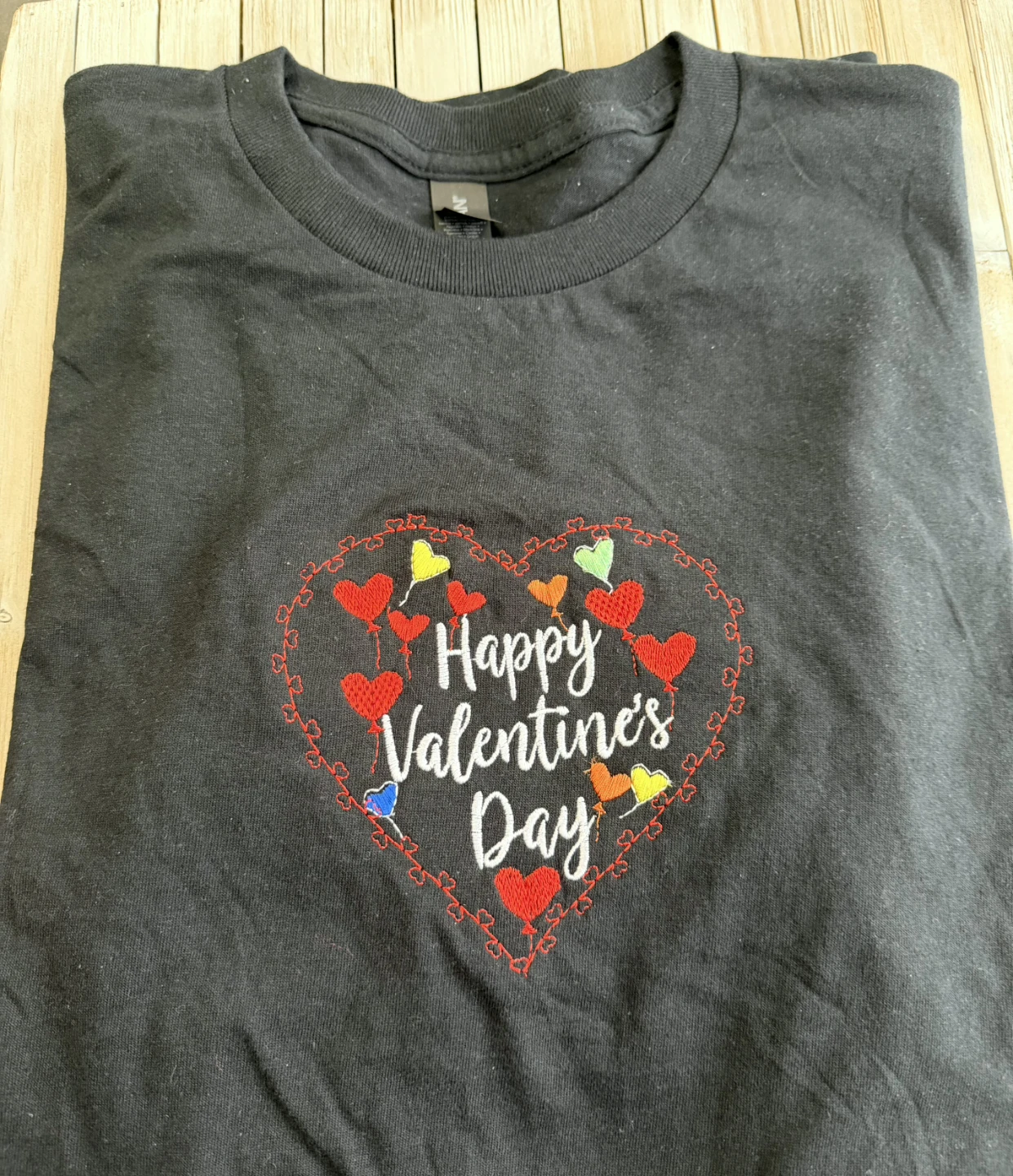 Embroidery Valentine's Day T-Shirts - photo 4