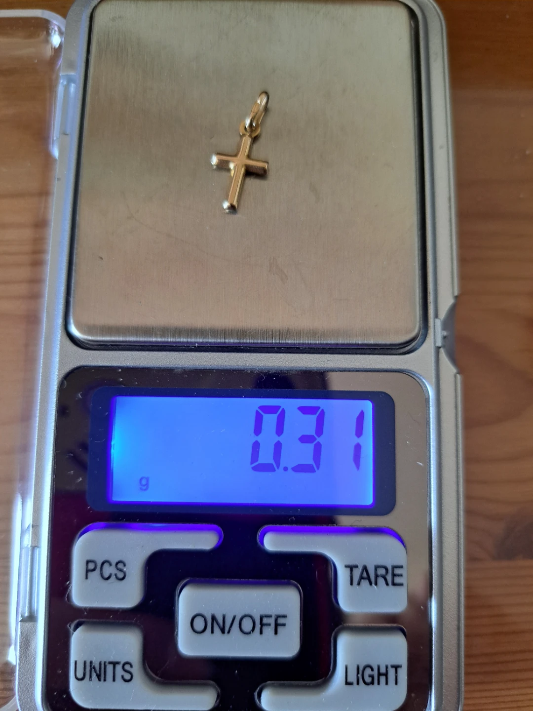 Gold Cross Pendant 10K - photo 4