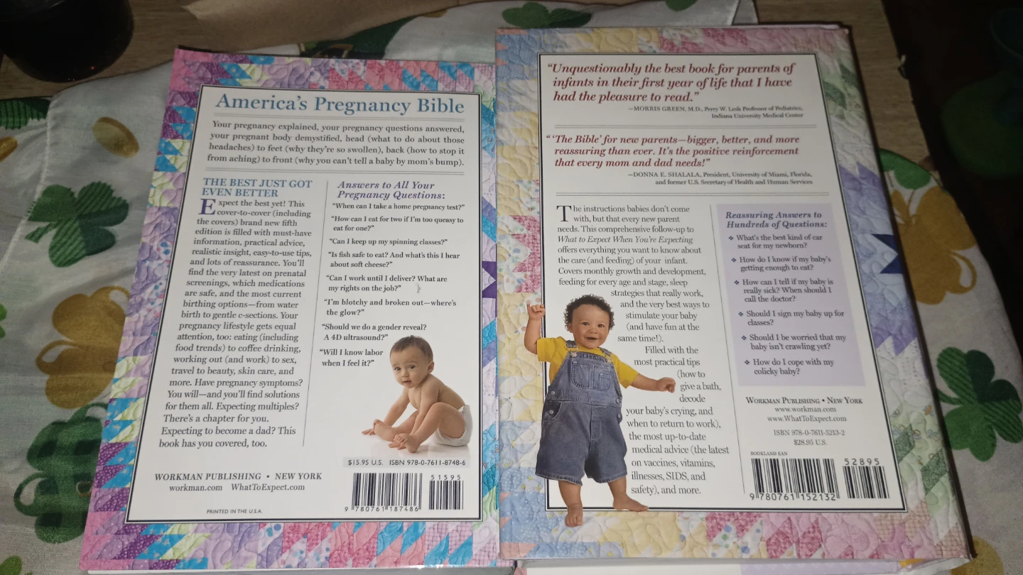 What to Expect When You're Expecting & The First Year Books - photo 2