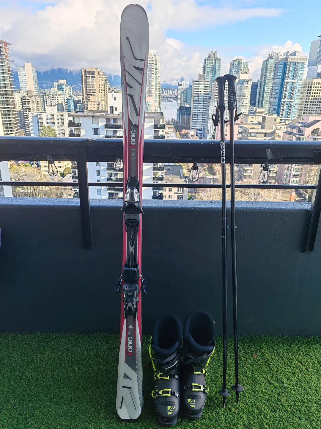 K2 Konıc 75 Skis with Boots and Poles