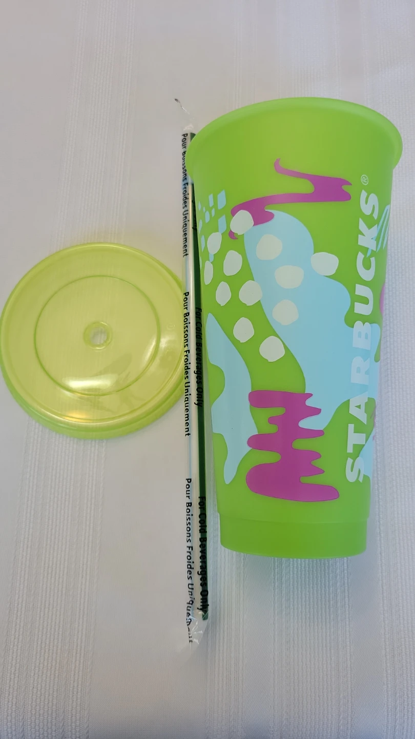 Starbucks Reusable Cold Cup with Lid and Straw