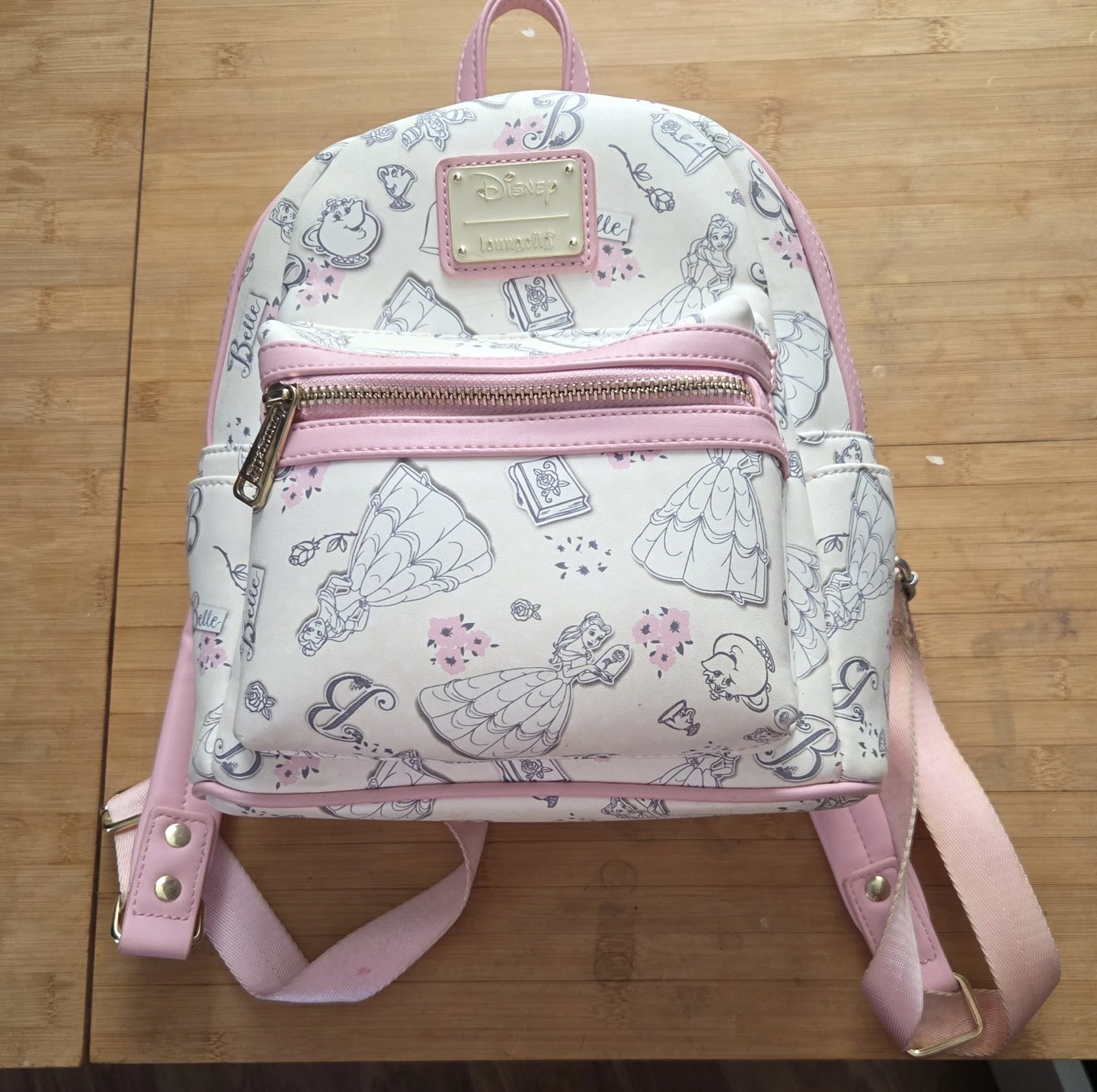 Rare Exclusive Loungefly Beauty and the Beast Mini Backpack