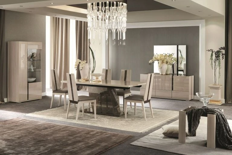 Alf Italia Modern Dining Table with Marble Base - photo 2