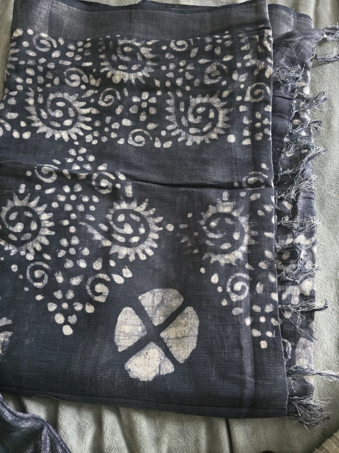 Bandani print  saree and printed blouse - photo 3