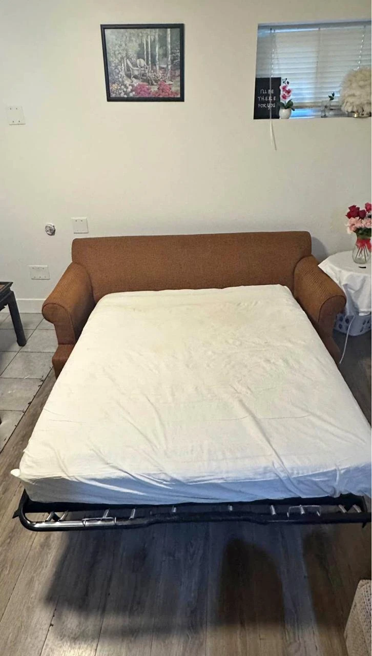 Brown Sofa Bed - photo 3