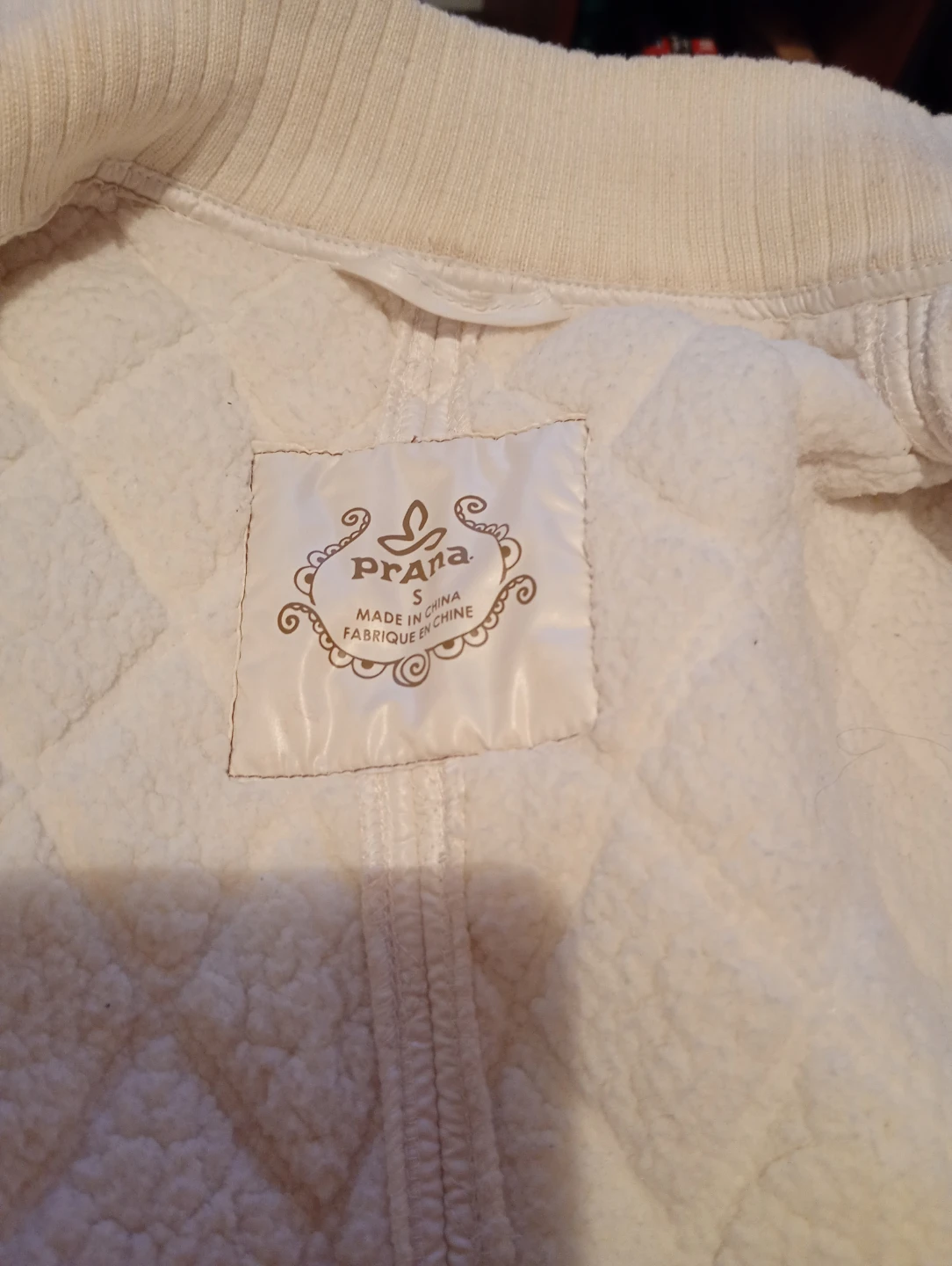Prana Quilted Fleece Lined Jacket Size S - photo 4