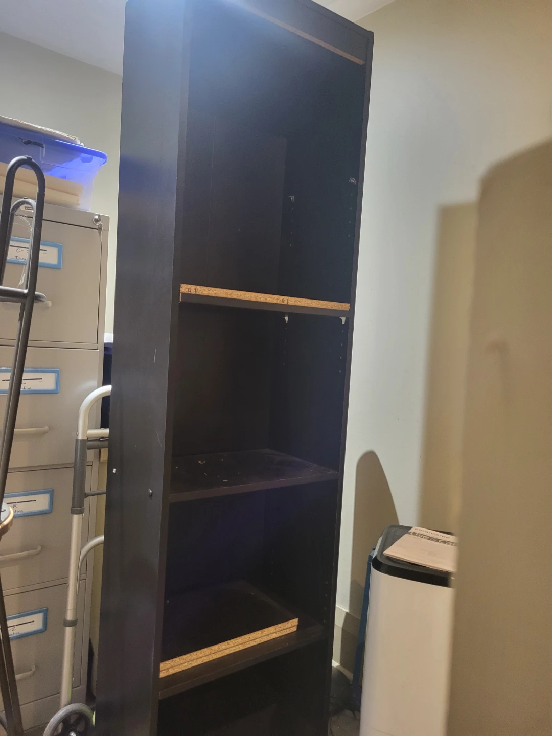 Dark Brown Bookshelf