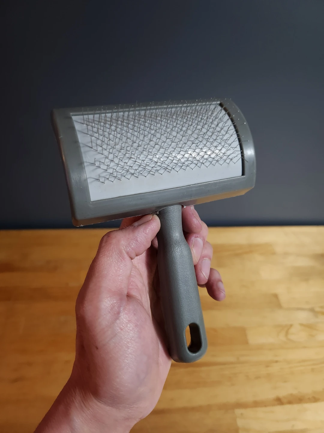 Pet Slicker Brush - Grey