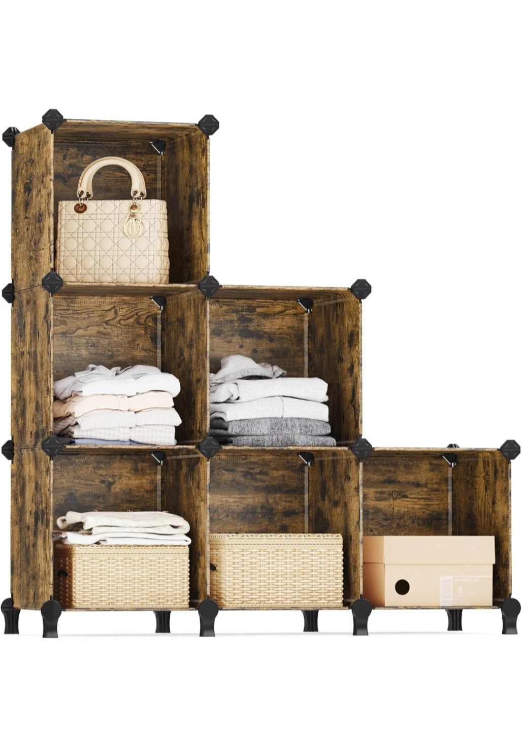 SONGMICS 6-Cube Storage Organizer Unit
