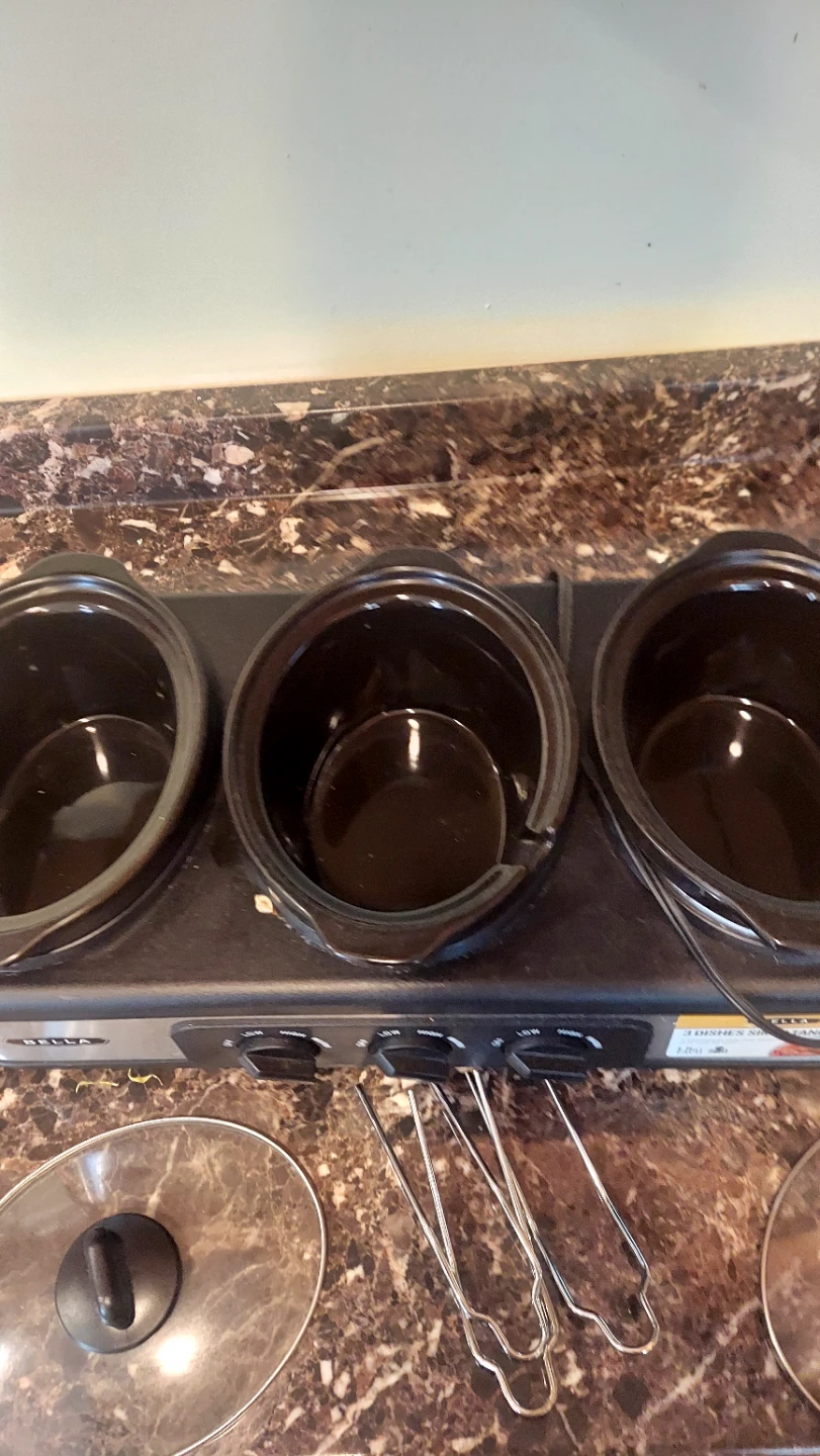 BELLA 3-Dish Slow Cooker Set - photo 2
