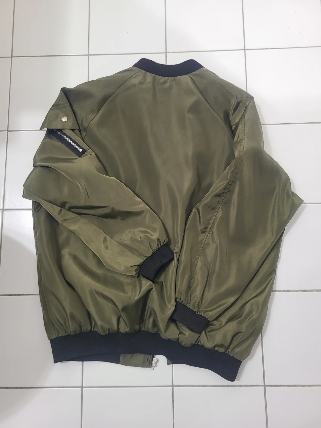 Olive Green Bomber Jacket - photo 2