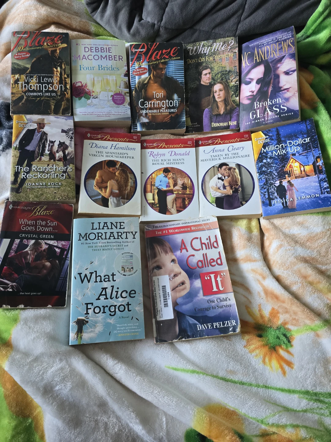 Lot of 11 Romance and Fiction Novels