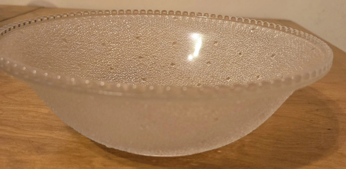 Glass Serving Bowl with 6 Small Bowls - photo 3