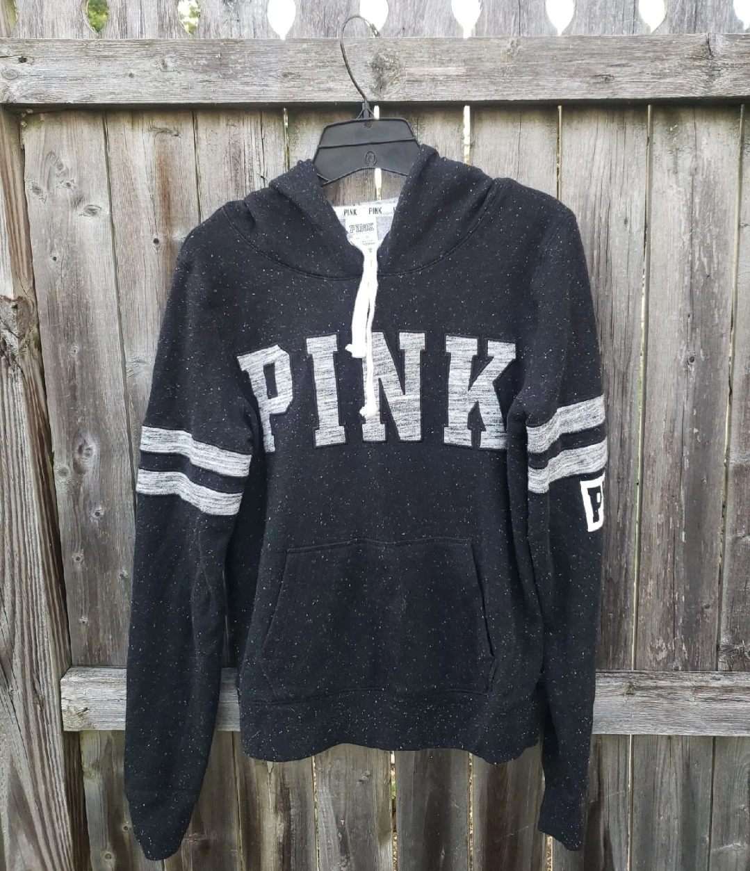 PINK by Victoria's Secret Black Speckled Hoodie