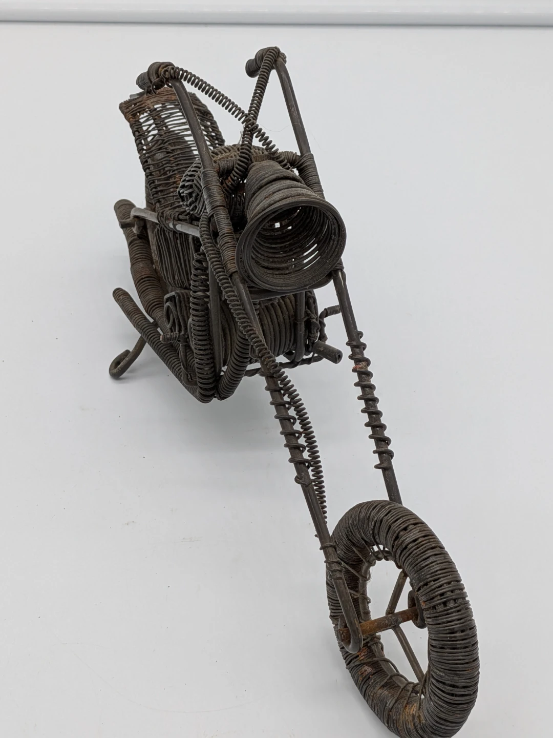Wire Motorcycle Sculpture - photo 2