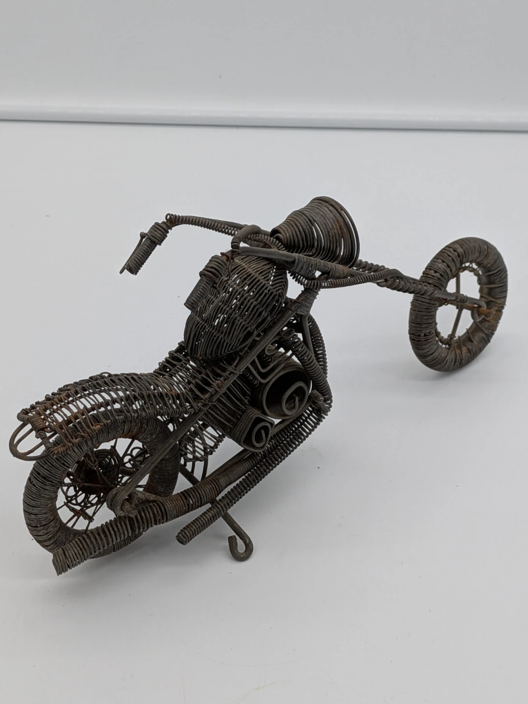 Wire Motorcycle Sculpture - photo 3
