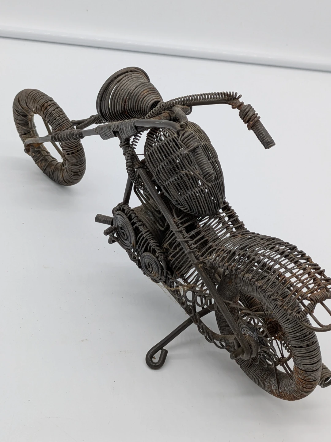 Wire Motorcycle Sculpture - photo 5