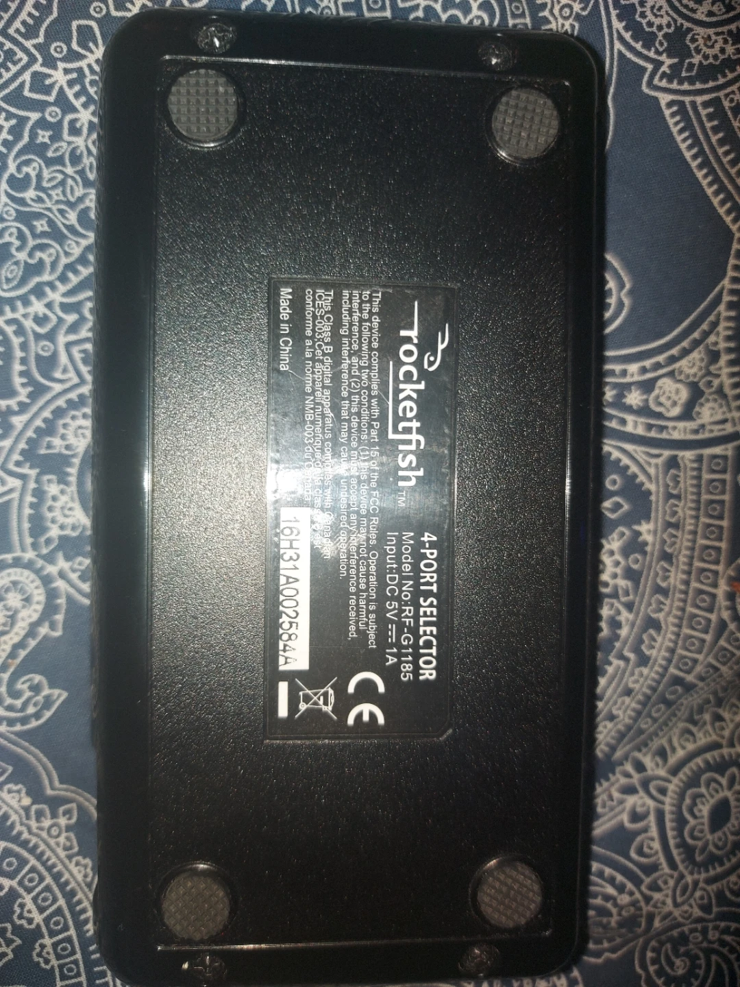 Rocketfish 4-Port HDMI Selector RF-G185 - photo 2