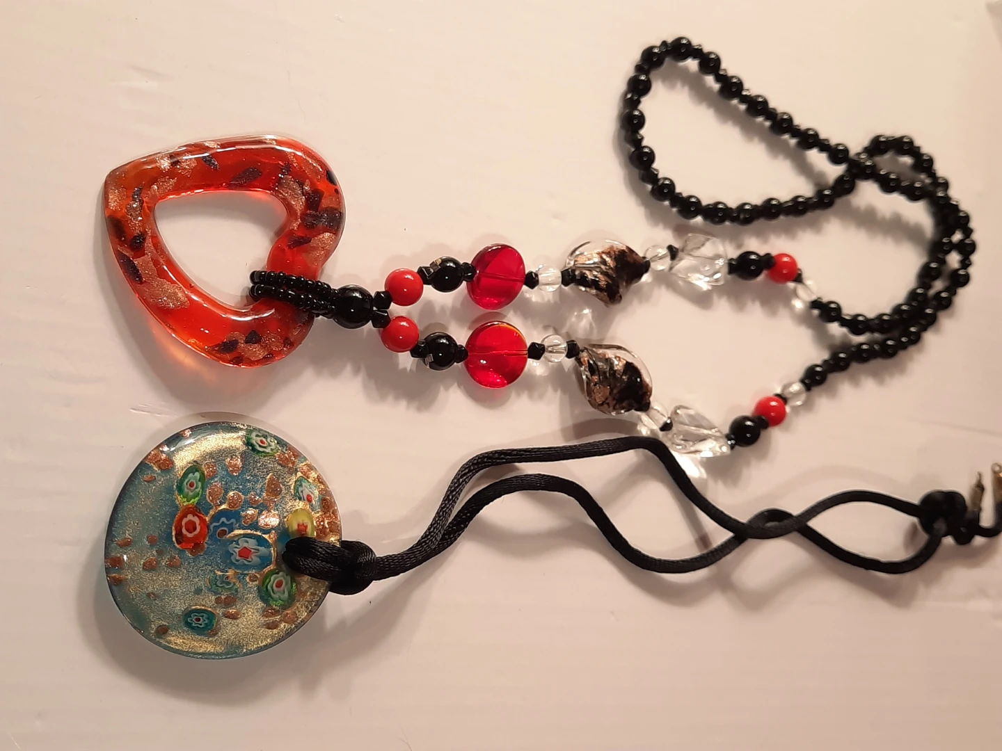 Murano glass Pendant Necklace Set - photo 2