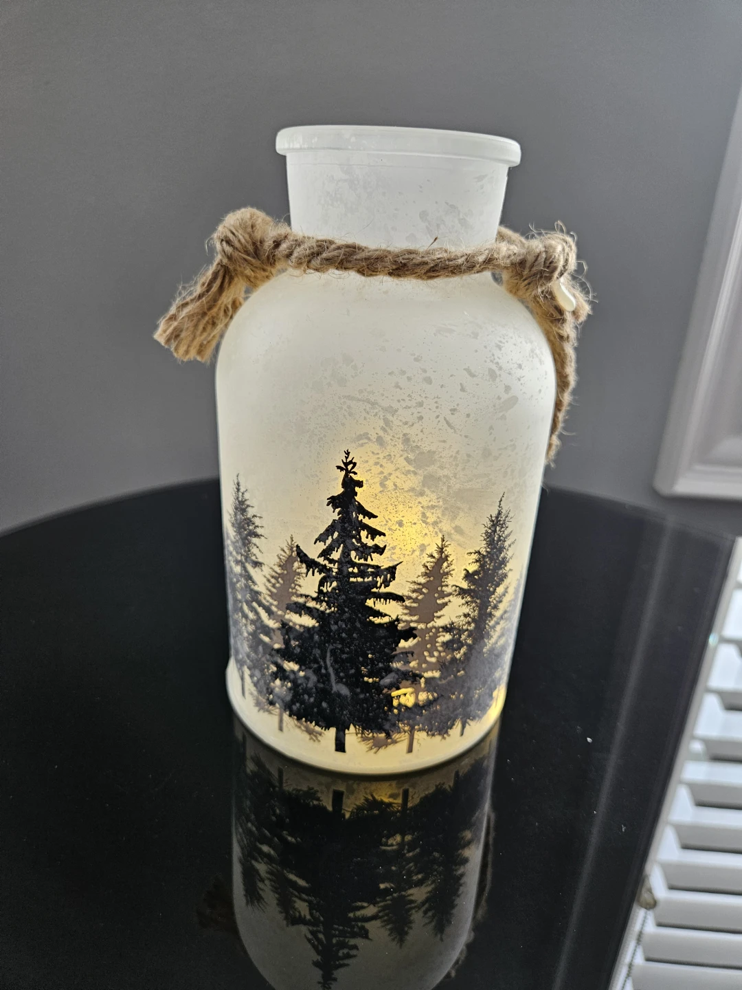 Decorative Winter Lantern with Lighting Feature - photo 2
