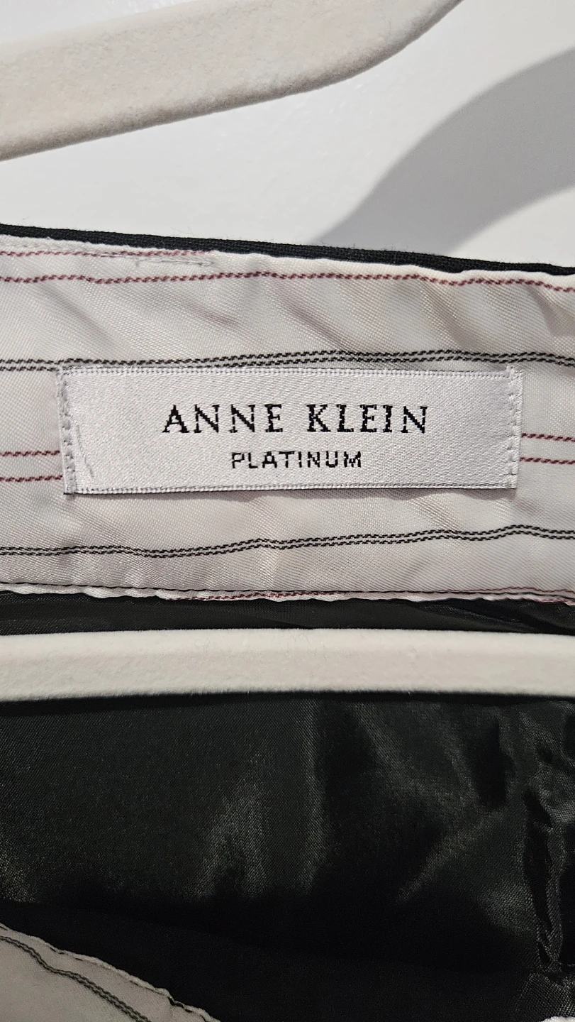 Anne Klein Platinum Black Pencil Skirt Size 8 - photo 2