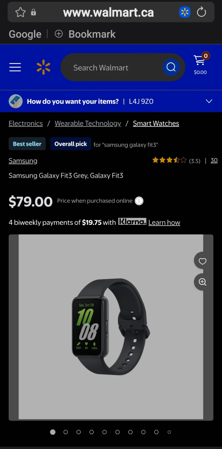 Samsung Galaxy Fit3 Smartwatch - photo 3