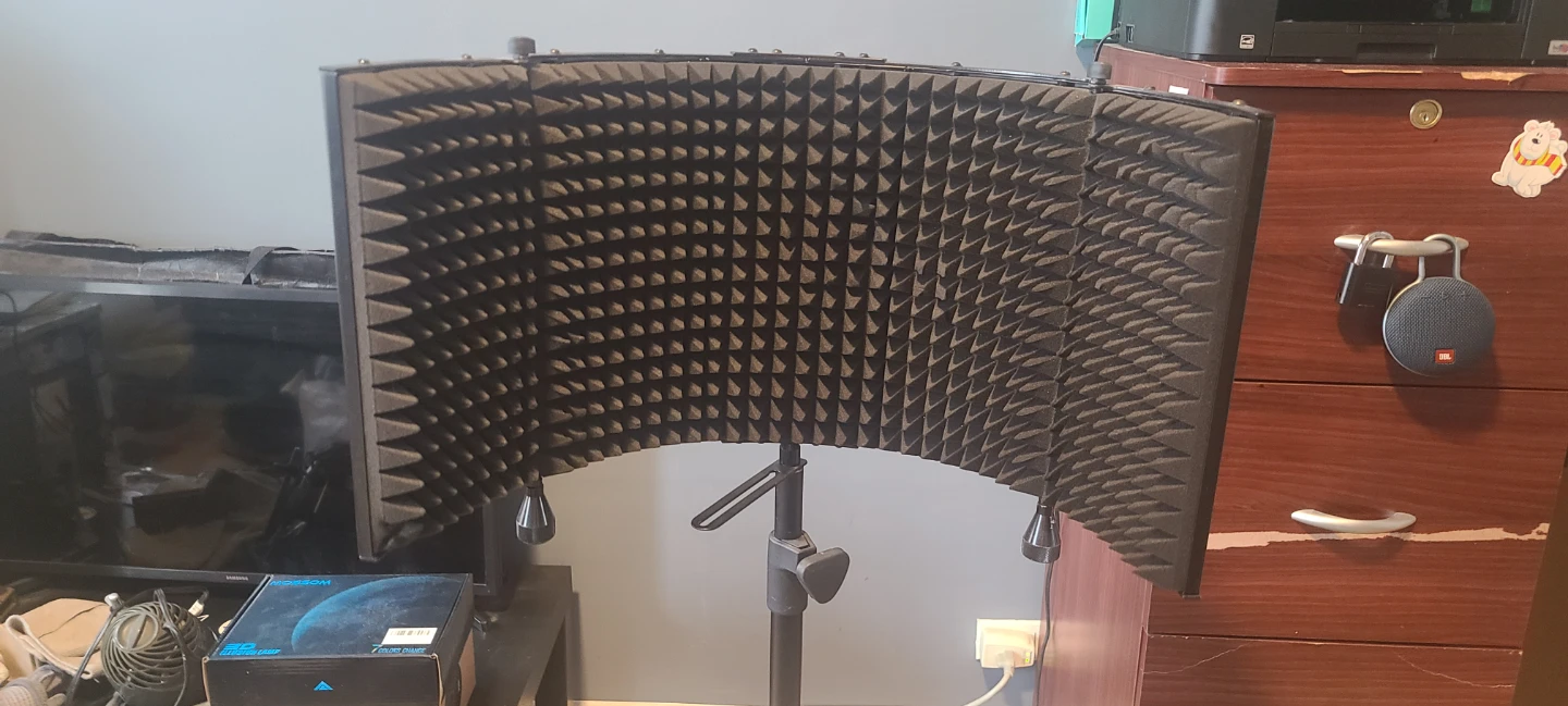 Shure MV7 Microphone with Auray Tripod Stand and Pop Filter - photo 5
