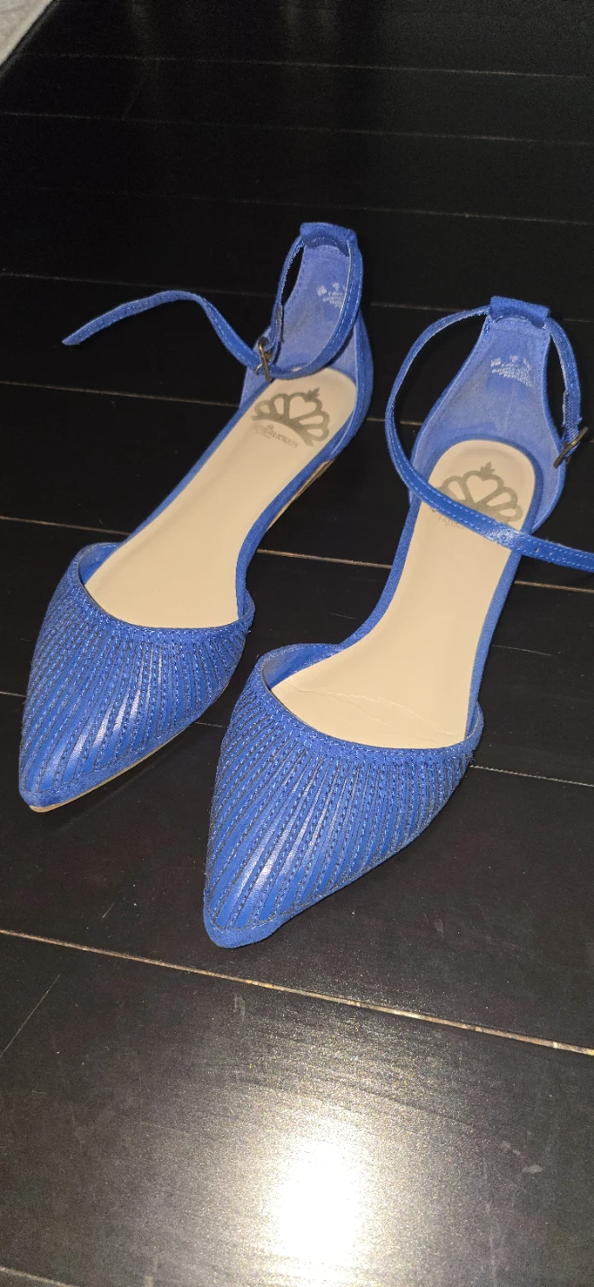 Fergolicious by Fergie Blue D'Orsay Flats