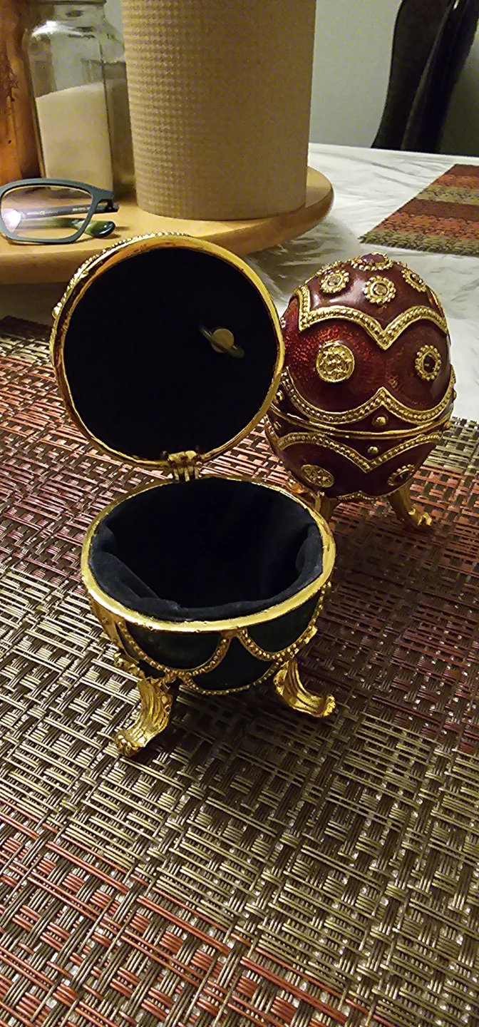 Decorative Egg Trinket Boxes Set - photo 4