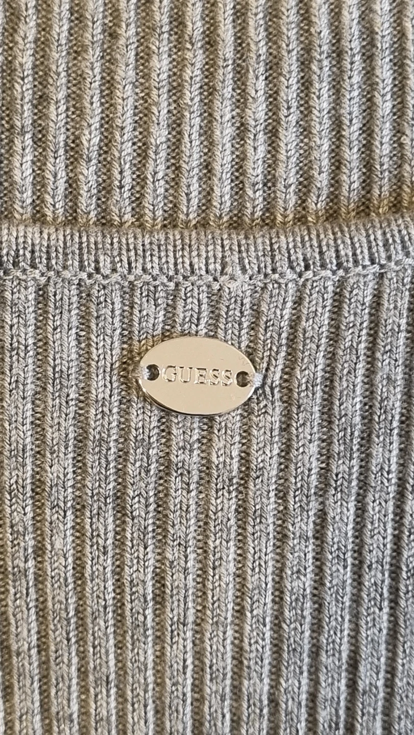 GUESS Grey Open-Back Turtleneck Top - photo 5