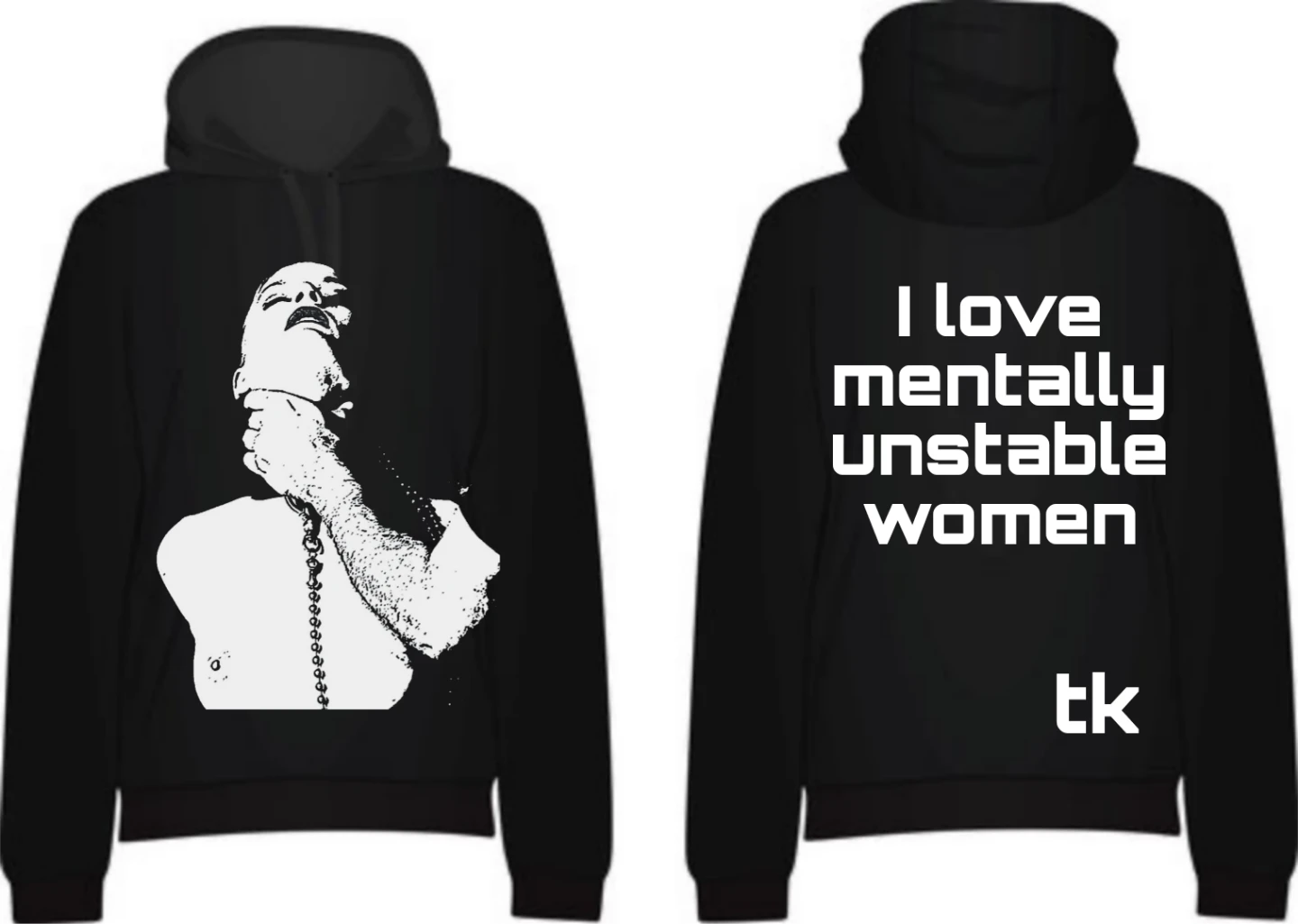Black Graphic TOXICKIND Hoodie