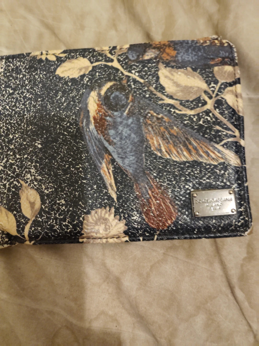 Dolce & Gabbana Bifold Wallet - Bird Print