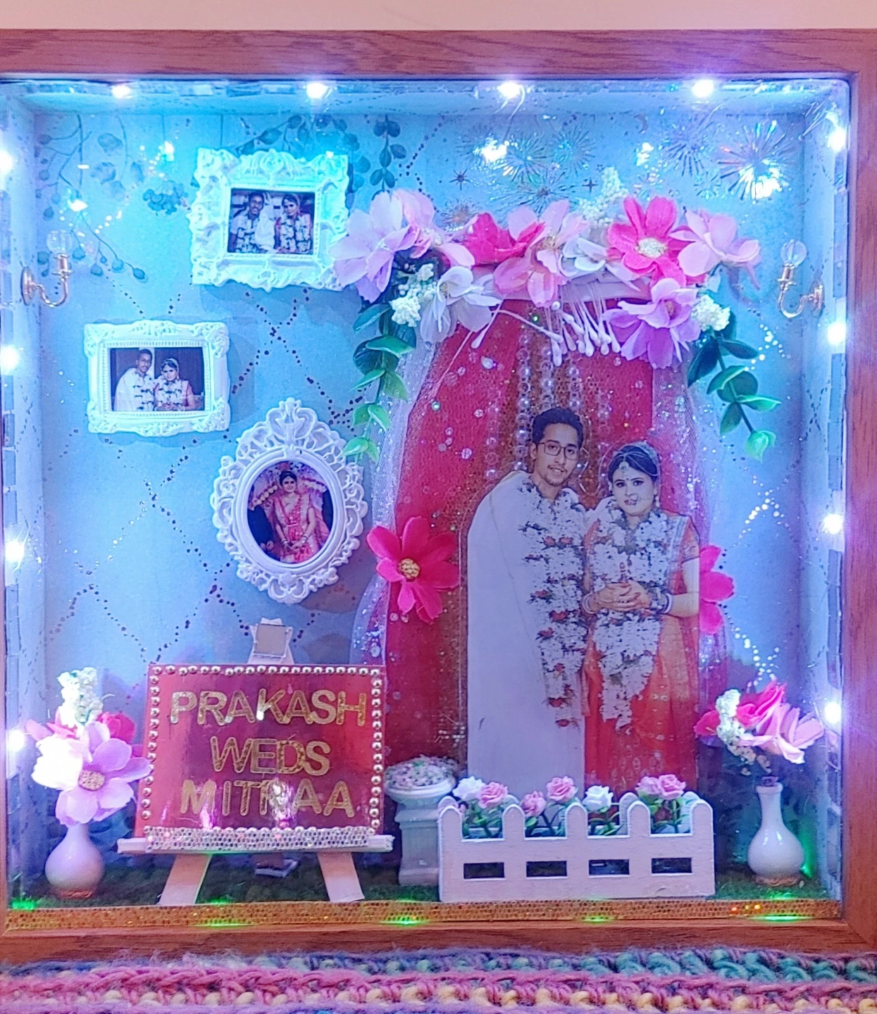 Personalized Wedding Shadow Box Display miniature free estimate