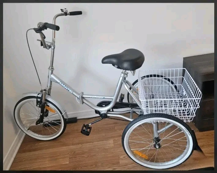 Mantis Folding Tricycle with Basket