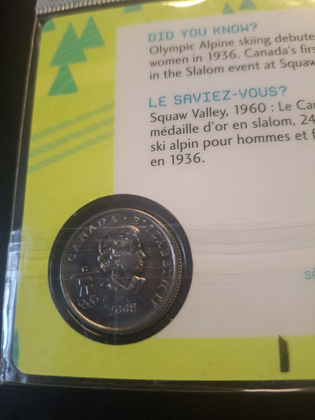 Mule Vancouver 2010 Olympic Winter Games Coin Alpine Skiing Mule - photo 3