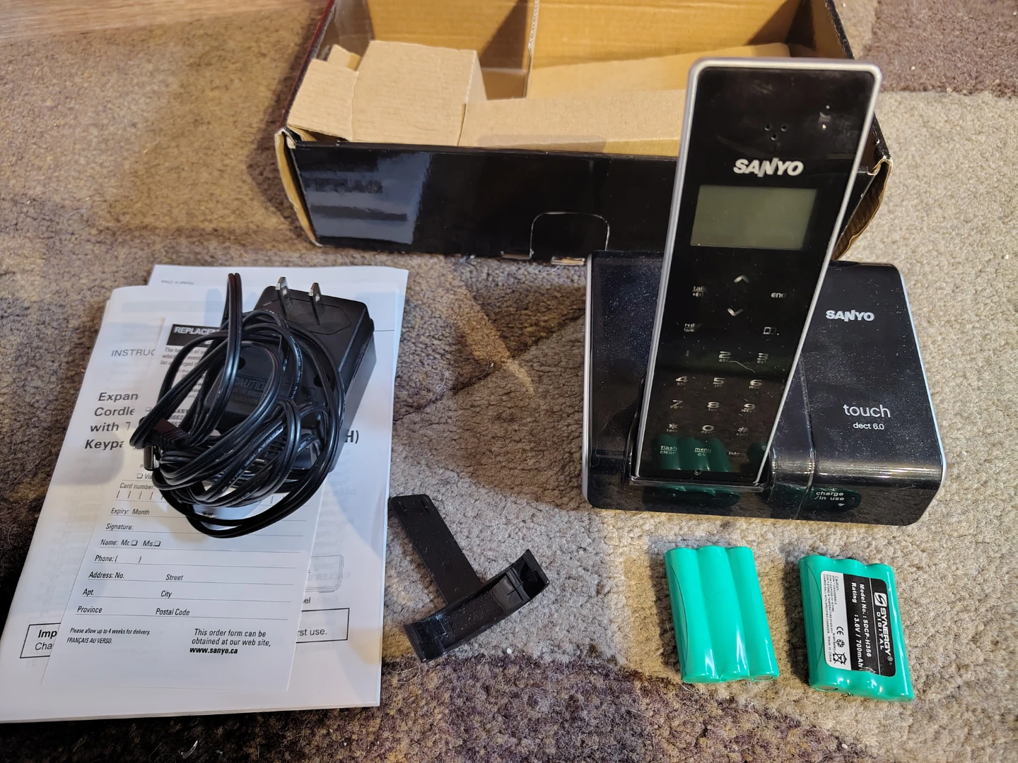 Sanyo DECT 6.0 Cordless Phone - photo 2