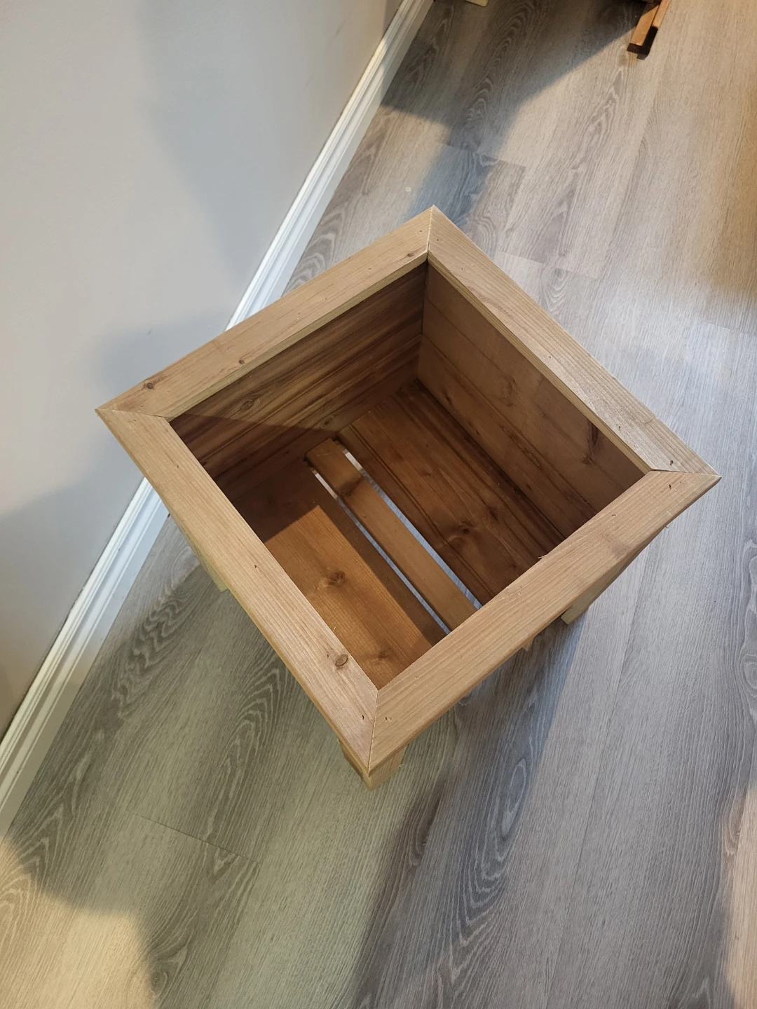 Pre Season Sale! 16" Square Wooden Planter Box - photo 2